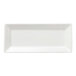 A white rectangular Libbey Porcelana porcelain platter.