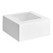 A white Baker's Lane rectangular bakery box with a window.