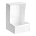 A white rectangular Baker's Lane box with a clear window.