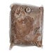 A case of Meadowvale C5X chocolate soft serve ice cream mix bags on a white surface.