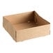 A Southern Champion cardboard drink carrier with a lid open on a white background.