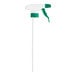 A white and green sprayer with a green trigger.