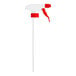 A Lavex red plastic sprayer with a white nozzle and trigger.