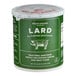 A South Chicago Packing lard can in a green and white container.