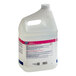 A white gallon jug of Luster Professional Closed Loop Delimer with a red label.