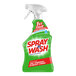 A green and white Spray N Wash laundry stain remover spray bottle.