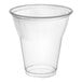 A clear 12 oz. plastic parfait or dessert cup.