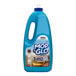 A blue bottle of Mop & Glo multi-surface floor cleaner with a blue label.