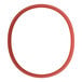 A red bowl gasket designed for 1, 2, and 3 bowl slushy machines.