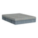 A Rize Home Cool Flex Pro king size hybrid mattress with a blue and white pattern.