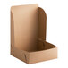 A Baker's Lane cardboard bakery box with an open lid.