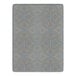 A white Rize Home Cool Pro queen size mattress with a grey and blue patterned border.
