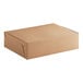 A brown box with a lid.