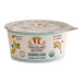 A Painterland Sisters Blueberry Lemon organic yogurt cup on a white background.