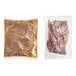 A hand holding a bag of Vienna Beef Italian-Style Sliced Roast Beef with Gravy.