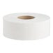A Scott 100% Recycled Jumbo Toilet Paper roll with 8" diameter.