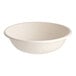 A white Dart ProPlanet compostable fiber bowl on a white background.