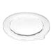 A white round Dart plastic lid with a circular opening.