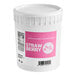 A white bucket of Acai Roots Strawberry Cream Sorbet with a pink label.