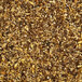 A pile of brown wood chips.