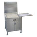 A large stainless steel Belshaw Donut Fryer on a counter.