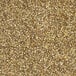 A close-up of a pile of crushed brown and white seeds.