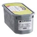 A white Bravo Spumoni Gelato container with a label.