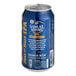 A blue case of Samuel Adams Just the Haze Non-Alcoholic IPA cans on a table.