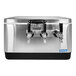 A silver and black Coldbreak stainless steel beer dispenser with three taps.