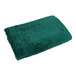 A hunter green 1888 Mills bath towel.