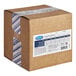 A box of Satin Ice Royal Icing Mix with blue stripes on the counter with tape on it.