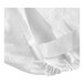 A white fabric with a white band.