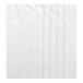 A close-up of a white towel with a textured edge.