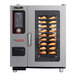 A Vulcan Chef's Combi electric combination oven with chicken inside.