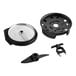 A 3/8-inch dicing and cleaning kit for the AvaMix Revolution Max Series, including various plastic and metal components.