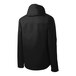 A black Port Authority parka jacket with a hood.