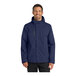 A person wearing a Port Authority True Navy All-Conditions Parka Jacket.