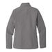 A Port Authority deep smoke grey ladies soft shell jacket.