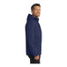 A close-up of a Port Authority True Navy All-Conditions Parka jacket.
