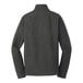 A back view of a black Port Authority Core Soft Shell jacket.