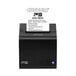 A Custom America P3 receipt printer with a white label in it.