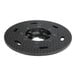 A black circular Karcher pad driver with a hole and clutch plate.