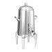 A stainless steel Service Ideas Flame Free Thermo-Urn with two handles and a lid.