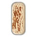 A scoop of Villa Dolce Maple-Roasted Butter Pecan Gelato with brown nuts on top.