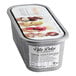 A container of Villa Dolce Traditional Cookies & Cream Gelato with a lid.