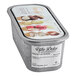 A container of Villa Dolce Passion Fruit sorbet with a lid.