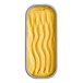 A container of Villa Dolce Passion Fruit sorbet with yellow liquid inside.