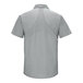 A back view of a Red Kap men's grey work shirt.