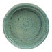 A Cosy & Trendy Ocean Green stoneware plate with a speckled design.