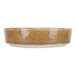A brown and white porcelain Cosy & Trendy Melia bowl with a brown rim.